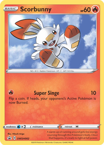 Scorbunny [SWSH002] [Sword & Shield Promo Cards] Holofoil