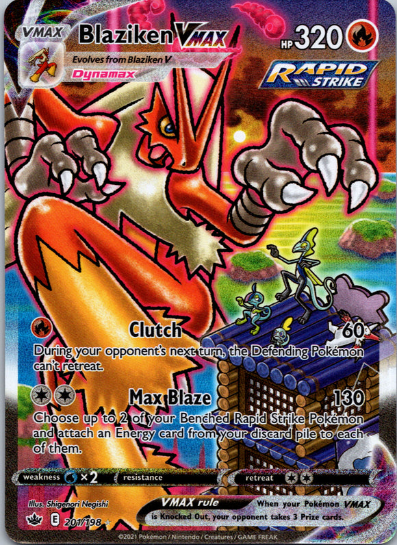Blaziken VMAX (201/198) [Sword & Shield: Chilling Reign]