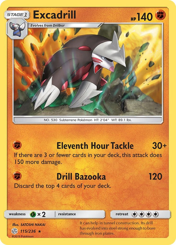 Excadrill [115/236] [Cosmic Eclipse] Reverse Holofoil
