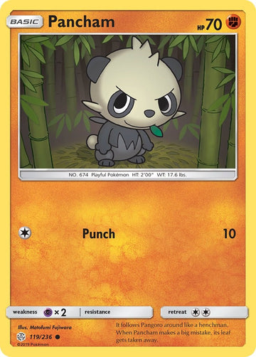 Pancham [119/236] [Cosmic Eclipse] Reverse Holofoil