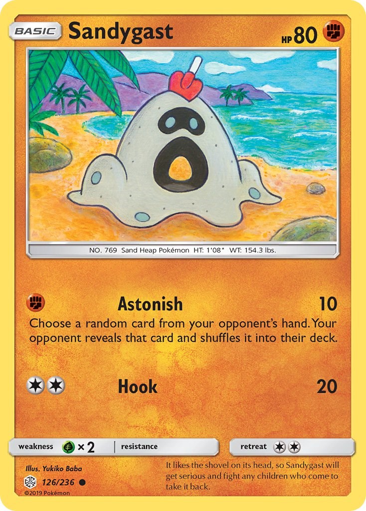 Sandygast [126/236] [SM - Cosmic Eclipse] Reverse Holofoil