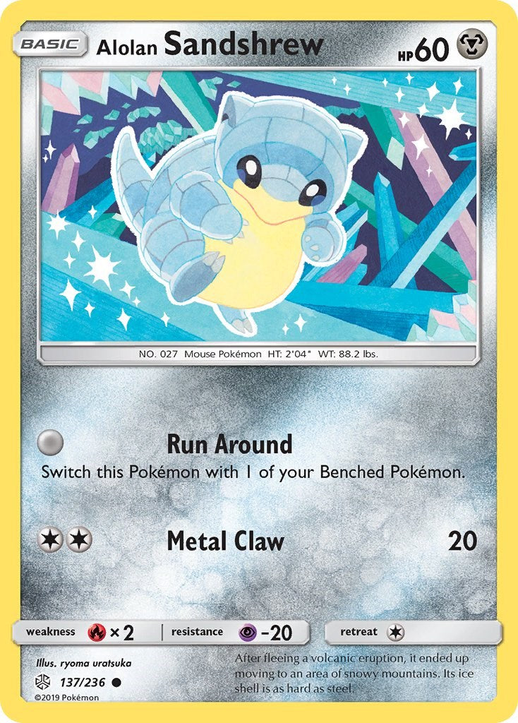 Alolan Sandshrew [137/236] [SM - Cosmic Eclipse] Reverse Holofoil