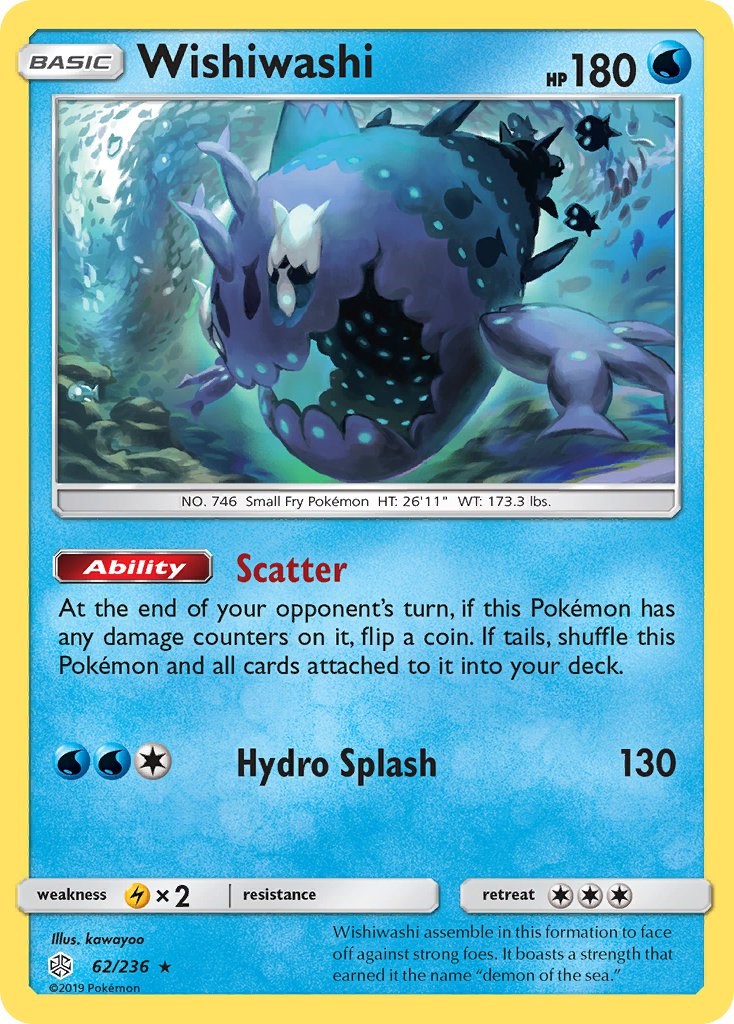 Wishiwashi [62/236] [SM - Cosmic Eclipse] Reverse Holofoil