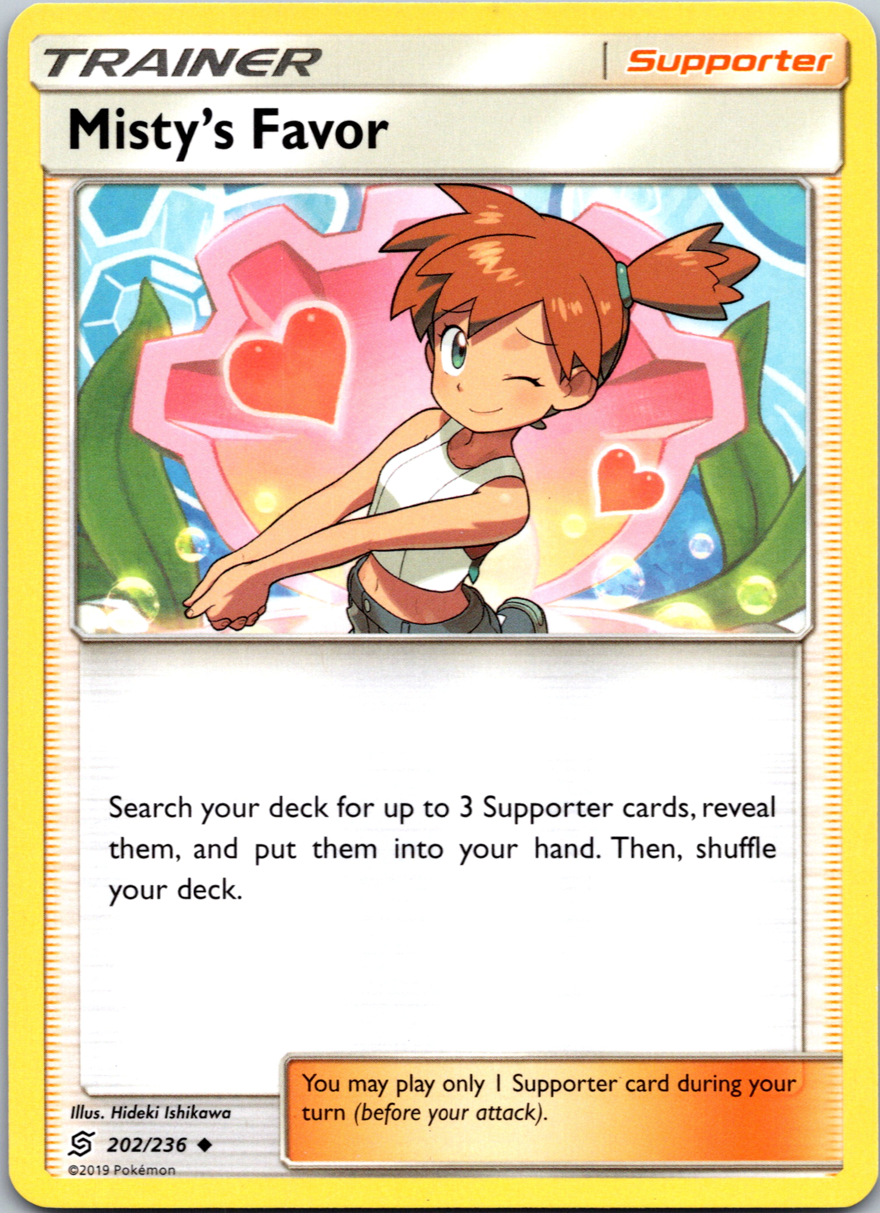 Misty's Favor (202/236) [Sun & Moon: Unified Minds]