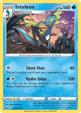Inteleon [059/202] [Sword & Shield Base Set]