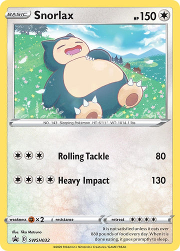 Snorlax [SWSH032] [Sword & Shield Promo Cards] Holofoil