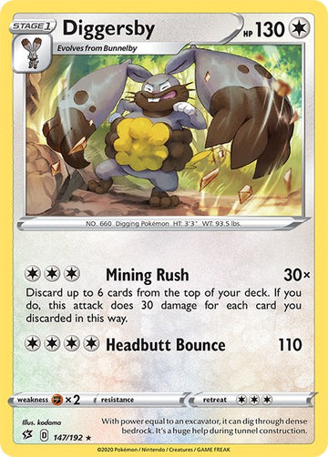 Diggersby [147/192] [Rebel Clash] Reverse Holofoil