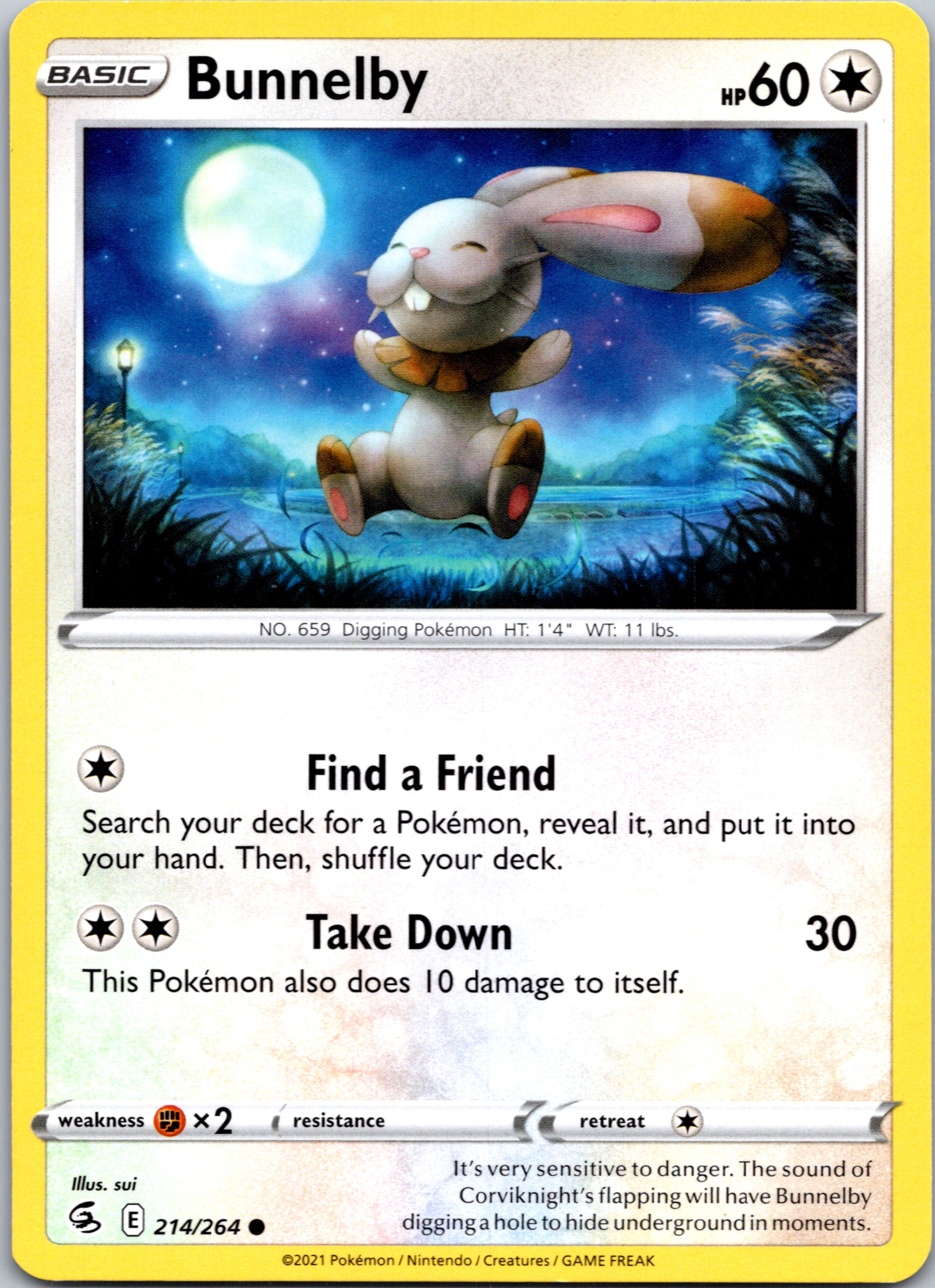 Bunnelby (214/264) [Sword & Shield: Fusion Strike]