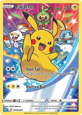 Pikachu [SWSH020] [Sword & Shield Promo Cards] Holofoil