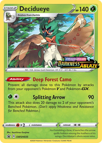 Decidueye (Stamped) [SWSH035] [Sword & Shield Promo Cards] Holofoil