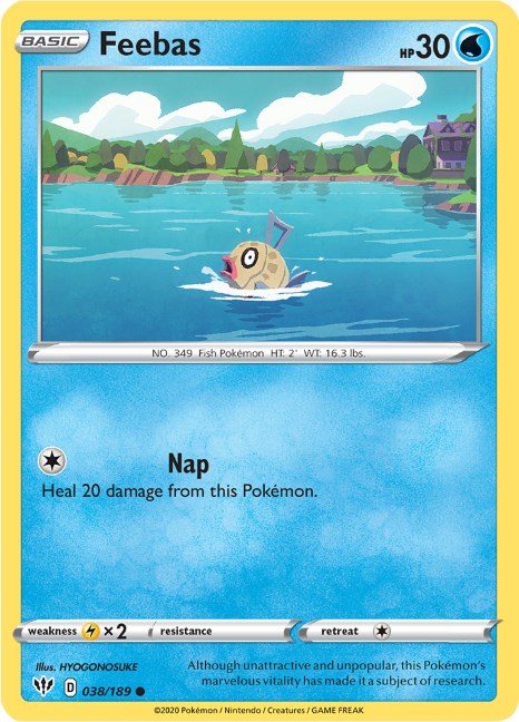 Feebas [038/189] [Darkness Ablaze] Reverse Holofoil
