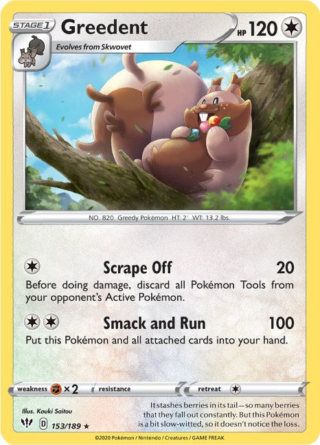 Greedent [153/189] [Darkness Ablaze] Reverse Holofoil