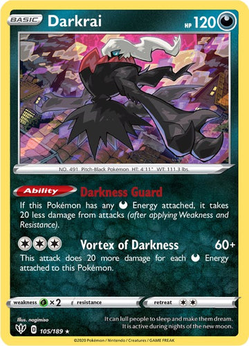 Darkrai [105/189] [Darkness Ablaze] Reverse Holofoil