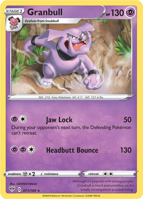 Granbull [071/189] [Darkness Ablaze] Reverse Holofoil