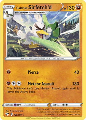 Galarian Sirfetch'd [098/189] [Darkness Ablaze]
