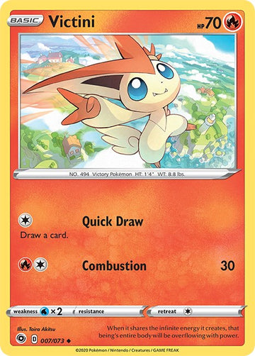 Victini [007/073] [Champion's Path] Reverse Holofoil