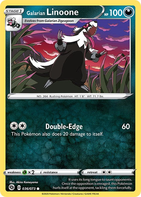 Galarian Linoone [036/073] [Champion's Path] Reverse Holofoil