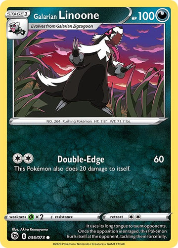 Galarian Linoone [036/073] [Champion's Path] Reverse Holofoil