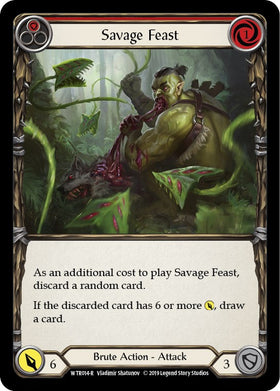 Savage Feast (Red) [WTR014] [Welcome to Rathe] Unlimited Edition Rainbow Foil