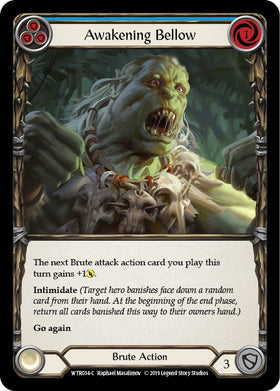 Awakening Bellow (Blue) [WTR034] [Welcome to Rathe] 1st Edition Rainbow Foil