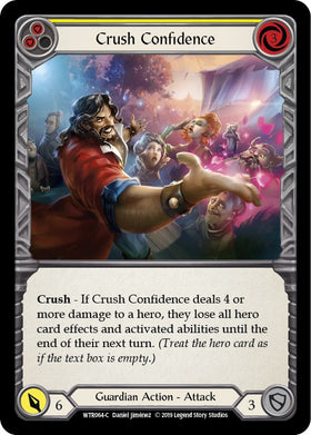 Crush Confidence (Yellow) [WTR064] [Welcome to Rathe] Unlimited Edition Rainbow Foil