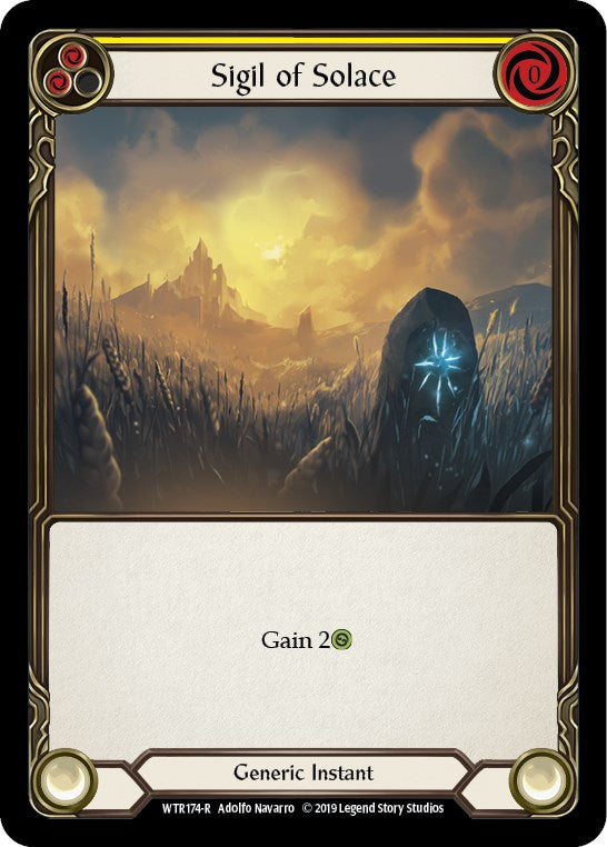 Sigil of Solace (Yellow) [WTR174] [Welcome to Rathe] 1st Edition Normal