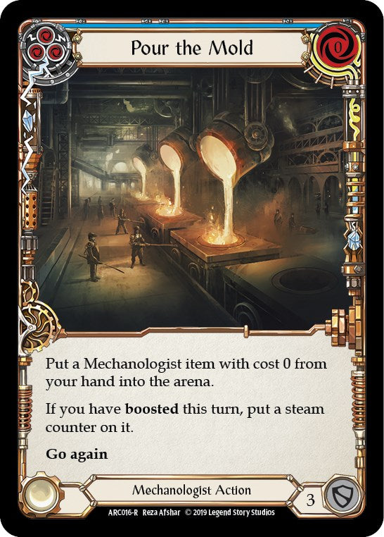 Pour the Mold (Blue) [ARC016] Unlimited Rainbow Foil