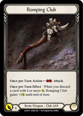 Romping Club - LGS001 [LGS001] [Flesh and Blood: Promo Cards] 1st Edition Cold Foil