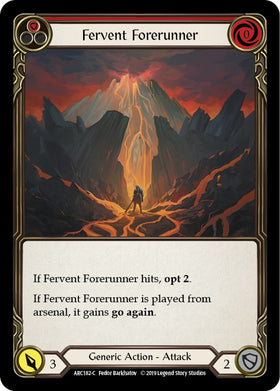 Fervent Forerunner (Red) [ARC182] Unlimited Rainbow Foil