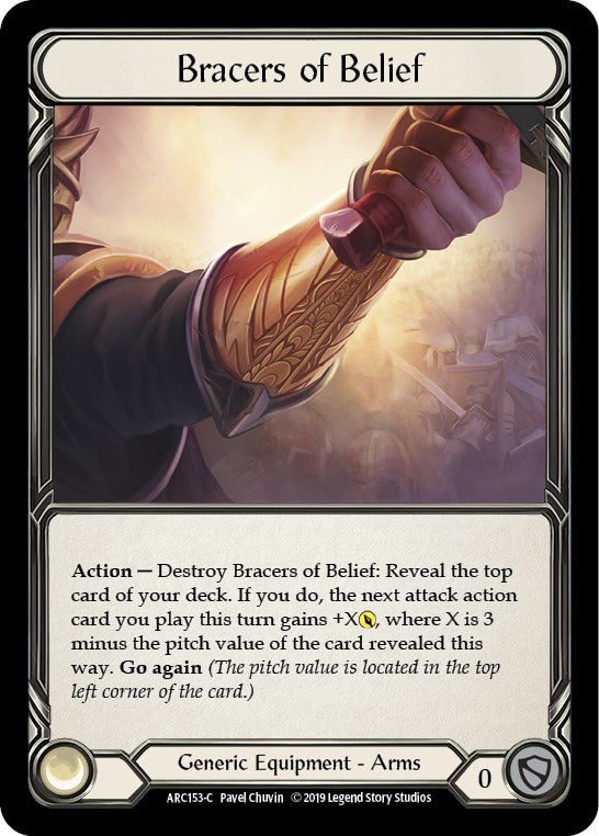 Bracers of Belief [ARC153] Unlimited Rainbow Foil