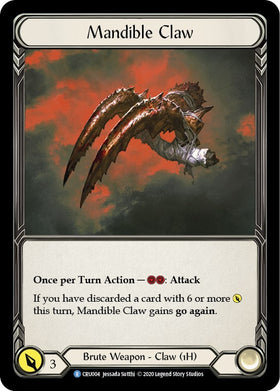 Mandible Claw [CRU004] [Crucible of War] Unlimited Edition Rainbow Foil