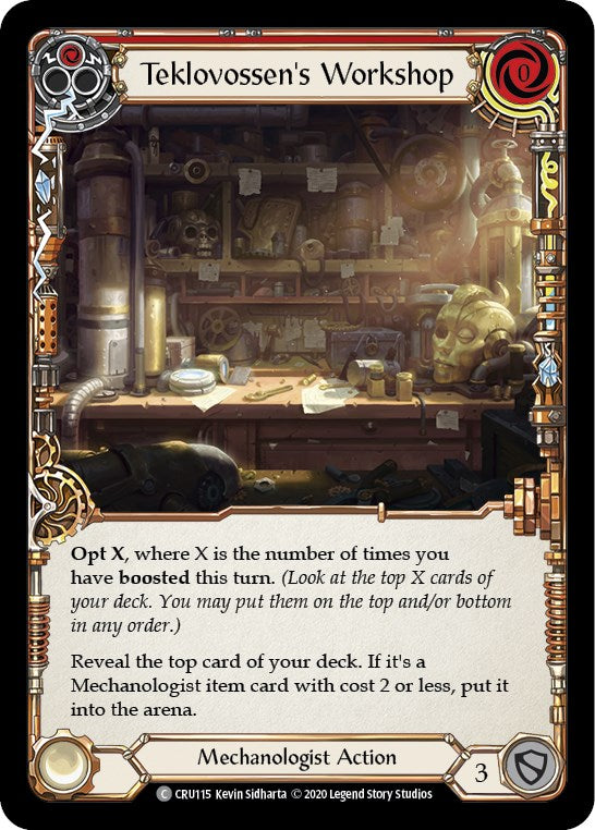 Teklovossen's Workshop (Red) [CRU115] 1st Edition Normal