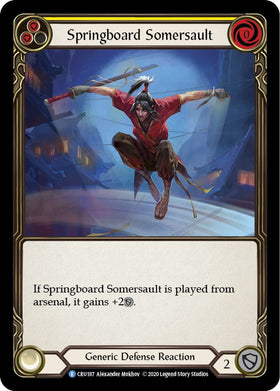 Springboard Somersault [CRU187] [Crucible of War] Unlimited Edition Rainbow Foil