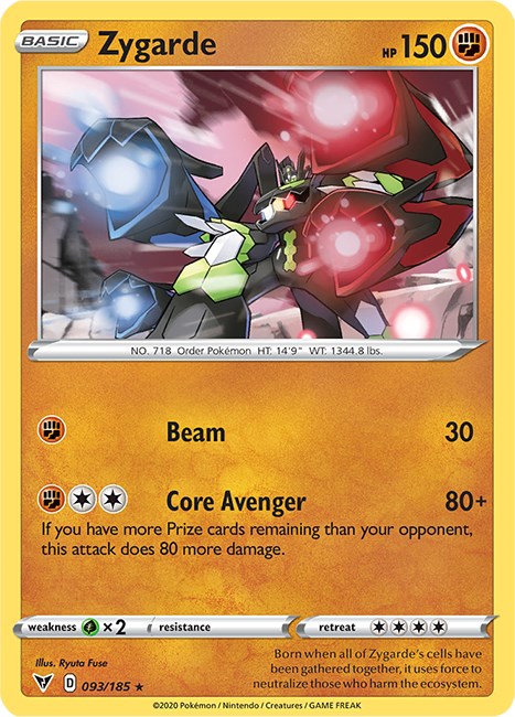 Zygarde [093/185] [Vivid Voltage] Reverse Holofoil