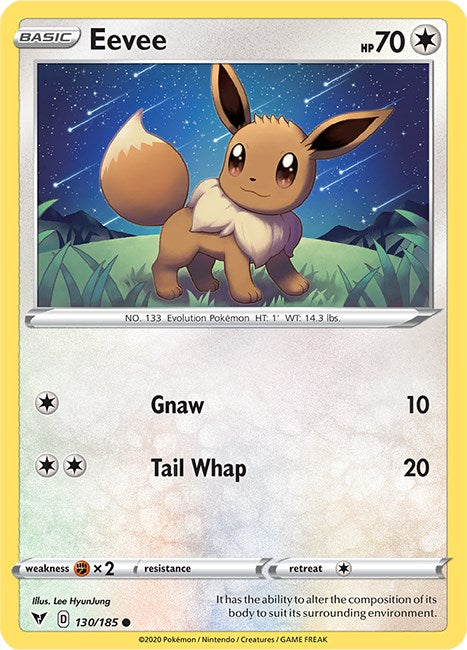 Eevee [130/185] [Vivid Voltage] Reverse Holofoil