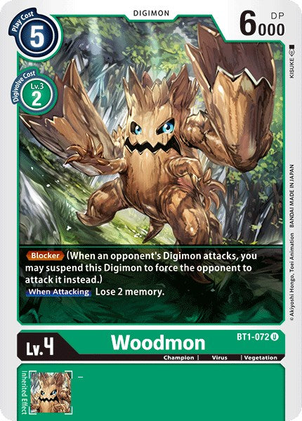 Woodmon [BT1-072] [Release Special Booster] Normal