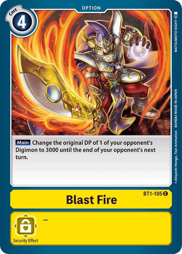 Blast Fire [BT1-105 C] [Release Special Booster 1.0]