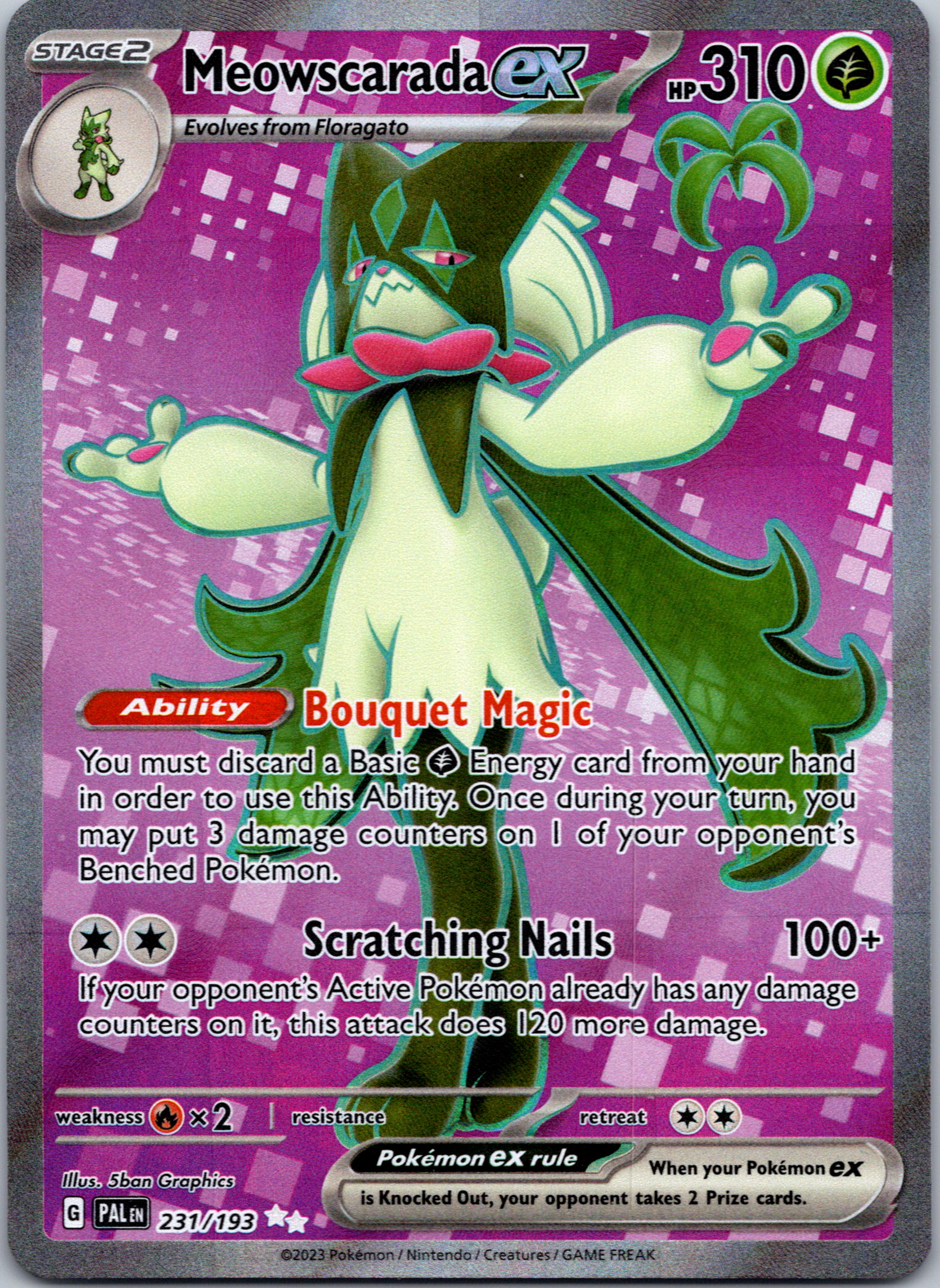 Meowscarada ex (231/193) [Scarlet & Violet: Paldea Evolved]