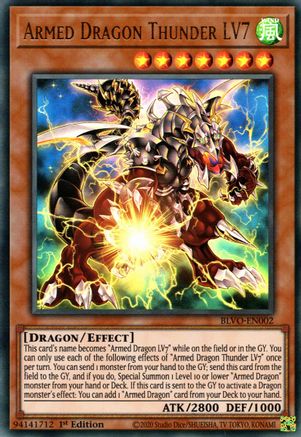 Armed Dragon Thunder LV7 [BLVO-EN002] Ultra Rare