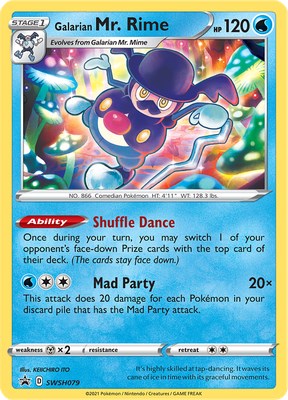 Galarian Mr. Rime [SWSH079] [Sword & Shield Promo Cards] Holofoil
