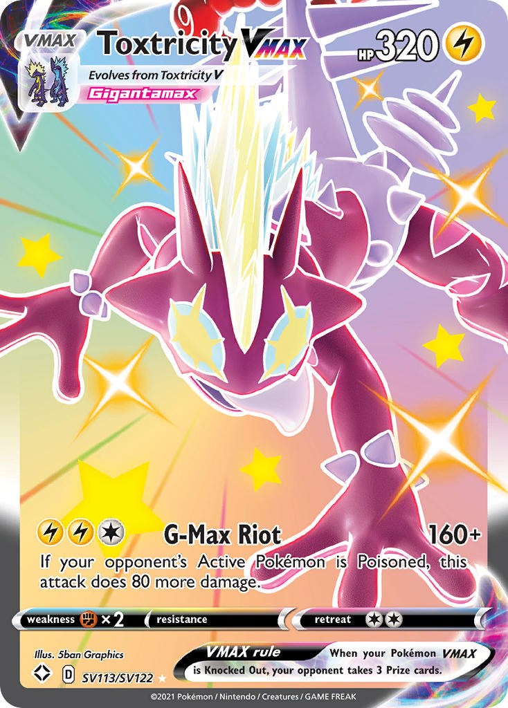 Toxtricity VMAX [SV113/SV122] [Shining Fates: Shiny Vault] Holofoil