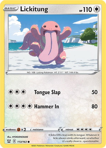 Lickitung [113/163] [Battle Styles] Reverse Holofoil