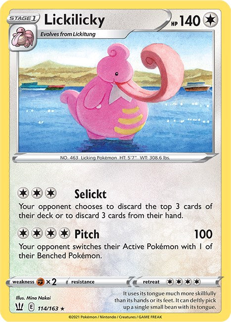 Lickilicky [114/163] [Battle Styles] Reverse Holofoil