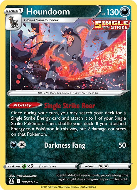 Houndoom [096/163] [Battle Styles] Reverse Holofoil
