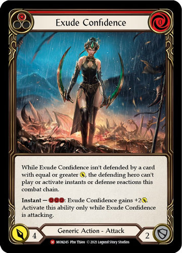 Exude Confidence [MON245] [Monarch] 1st Edition Rainbow Foil