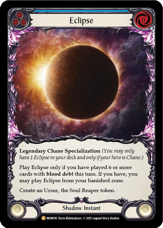 Eclipse [MON190] [Monarch] Unlimited Edition Rainbow Foil