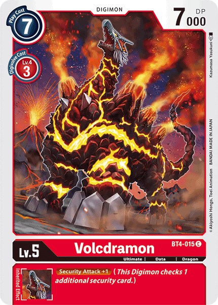 Volcdramon [BT4-015] [Great Legend] Normal