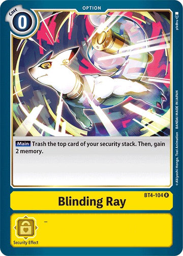 Blinding Ray [BT4-104] [Great Legend] Normal