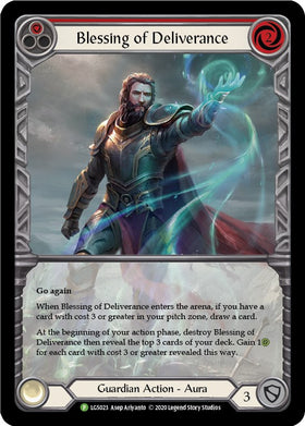 Blessing of Deliverance (Red) [LGS006-P] (Promo)  1st Edition Normal