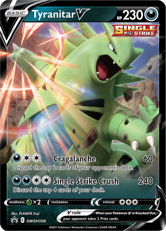 Tyranitar V [SWSH109] [Sword & Shield Promo Cards] Holofoil